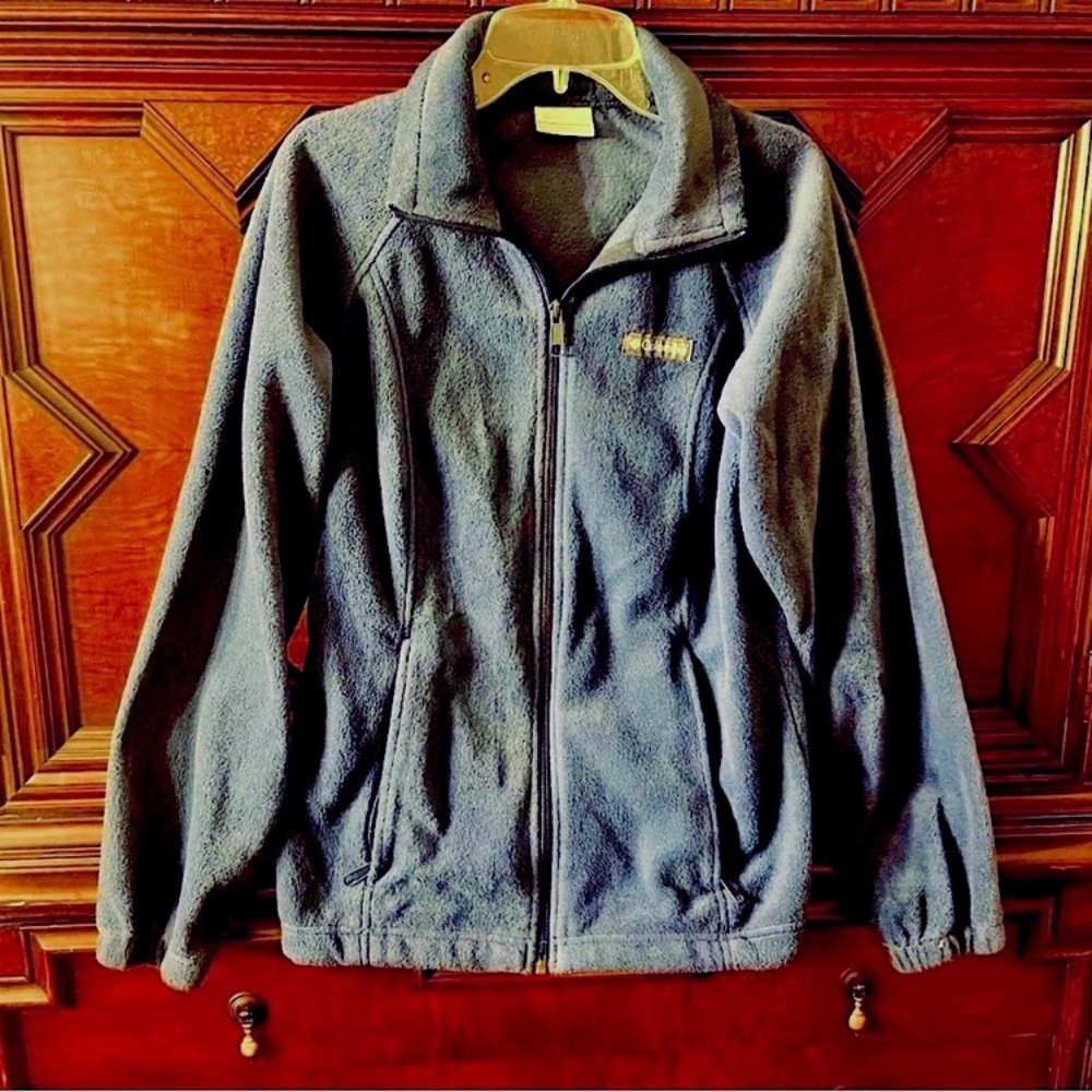 Columbia Small Blue Fleece Zip-Up Jacket